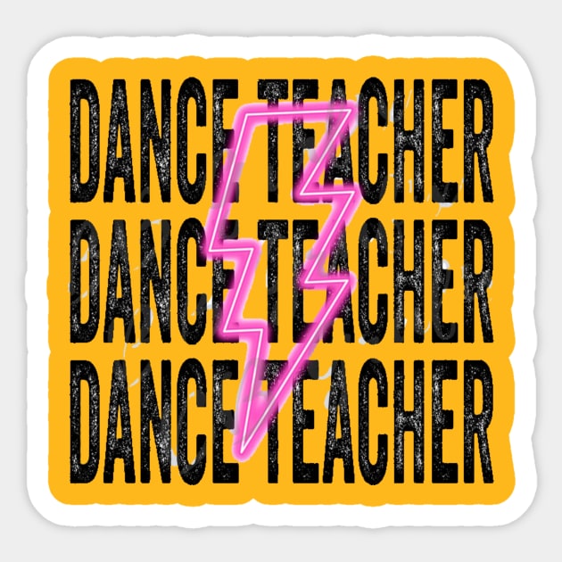 Dance teacher Sticker by Hanadrawing